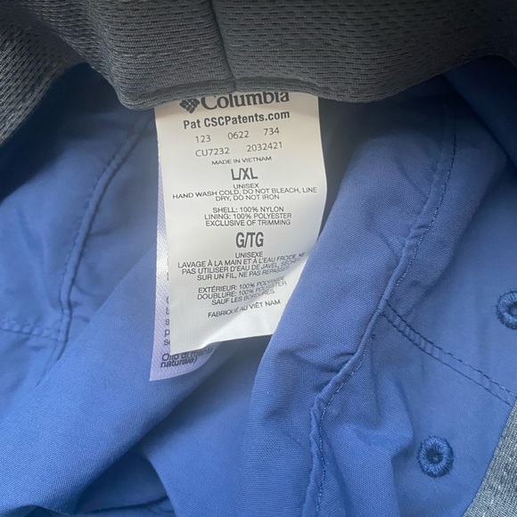 NEW with Tags Mens Size L / XL Columbia PFG Bucket Hat Blue Fishing UPF 50 Gift - Picture 4 of 7